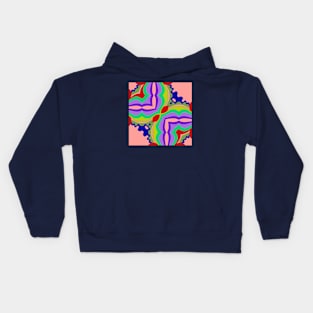 Abstract shapes collection Kids Hoodie